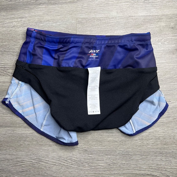ZOOT Women's Ltd 3" Running Shorts - Limited Edition, Red White Blue, USA - XS - Picture 9 of 15